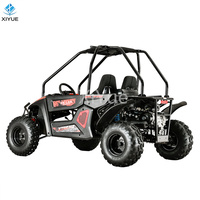 Buggy de démarrage électrique pour aventure en plein air 180CC Buggy UTV 2 places à essence 4 temps refroidi par air avec entraînement par pédale à vendre