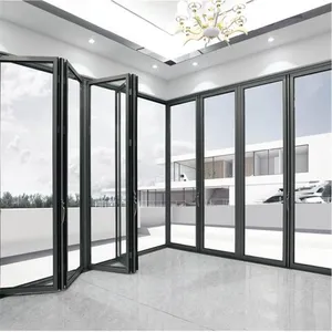 Doors DIY Plant aluminum glass doors multi folding casement doors custom for House Office Mall Bolivia