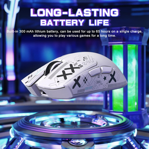 Wireless Gaming <b>Mouse</b> Triple-Mode <b>Mouse</b> Colorful RGB Backlit Rechargeable 3600dpi - Product Image 4