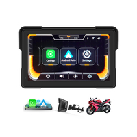 Écran tactile 7 pouces CarPlay Android Auto à bon prix pour moto universelle avec TPMS, navigation en ligne, modèle de base