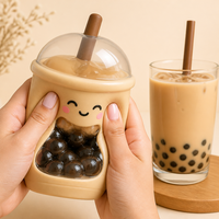 Jouet anti-stress Kawaii Boba Milk Tea Squishy à remontée lente, en forme de nourriture, à presser, décoration de bureau, cadeau, personnalisable, OEM, vente en gros
