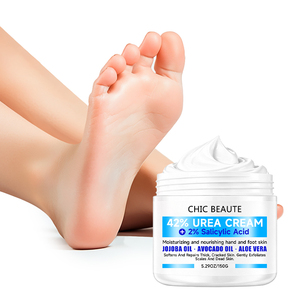 CHIC BEAUTE Crème à l'urée 42% + Acide Salicylique 2% Marque Privée, Crème Anti-Acné pour les Pieds, Répare les Talons Fissurés, les Cuticules et les Peaux Mortes - Product Image 1