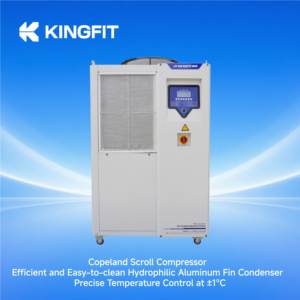 Refroidisseur industriel à air Kingfit 5HP 380V R410A série Chimi avec contrôle précis de la température, neuf - Product Image 6