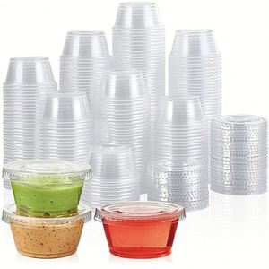 Gobelets en plastique PP transparent à paroi simple de 30 oz, 40 oz, 42 oz avec couvercles, option de logo personnalisé pour une utilisation réutilisable pour le stockage d'aliments et de boissons - Product Image 1