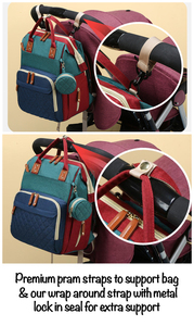 Mochila Pañalera Impermeable Personalizada para Bebé, con Cambiador Portátil - Product Image 4