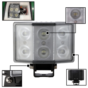 Luz de Trabajo LED BRTLED de 5.3 Pulgadas, 60W, Haz de Luz Curvo Amplio, IP69K Impermeable, 6600Lm, Anti-interferencia Eléctrica, 9-36V DC - Product Image 5
