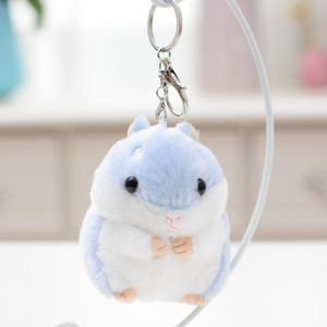Bán Buôn Dễ Thương Hamster Sang Trọng Keychain Đồ Chơi Động Vật Phim Hoạt Hình Con Búp Bê Nhỏ Móc Chìa Khóa Mặt Dây Chuyền Nhồi Bông Chuột Bé Trẻ Em Quà Tặng - Product Image 5