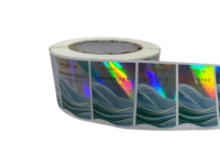 Autocollant adhésif pour boissons en PET de haute qualité, holographique, auto-adhésif, imperméable, résistant à l'huile et aux UV, design personnalisé