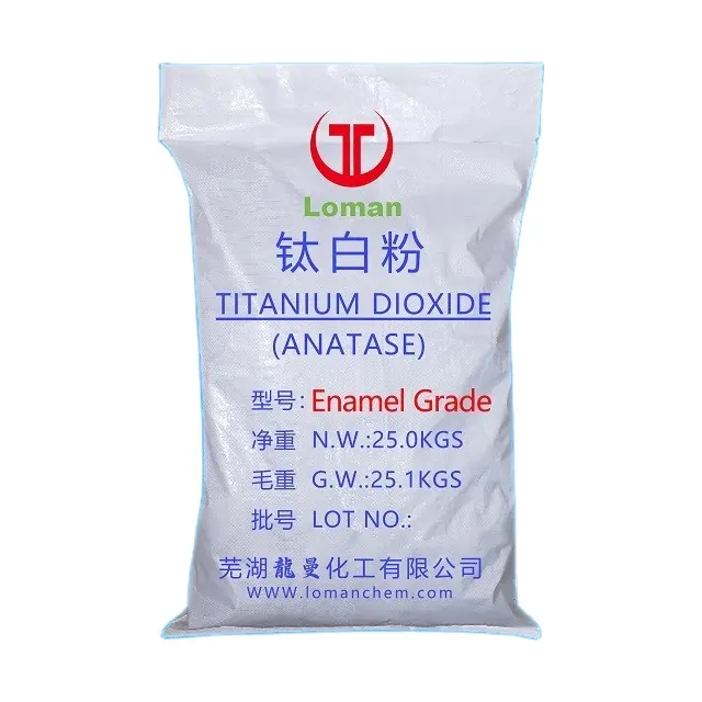 白色粉末二酸化物製品工業用原料Tio2チタン1KG MSDS COA TDS25kg/バッグ工業用グレードアナターゼルチル