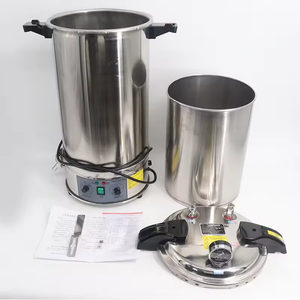 Autoclave portátil de acero inoxidable completo de 18L, esterilizador de instrumentos veterinarios de vapor a presión de apertura rápida para perros, <span class=keywords><strong>precio</strong></span> de fábrica - Product Image 6