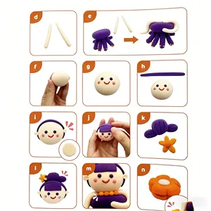 Nouveau Kit DIY 2026 pour Cadre Photo 3D en Pâte à Modeler – Jouet Éducatif et Créatif, Pâte à Modeler Super Légère à Séchage à l'Air pour Enfants - Product Image 5
