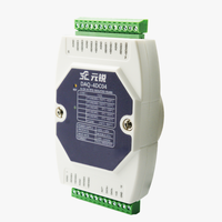Modul Suhu PT100 6 Saluran Presisi Tinggi YMYS Resolusi 16bit Mendukung Sensor 2/3 Kawat Deteksi Sirkuit Terbuka 10sps