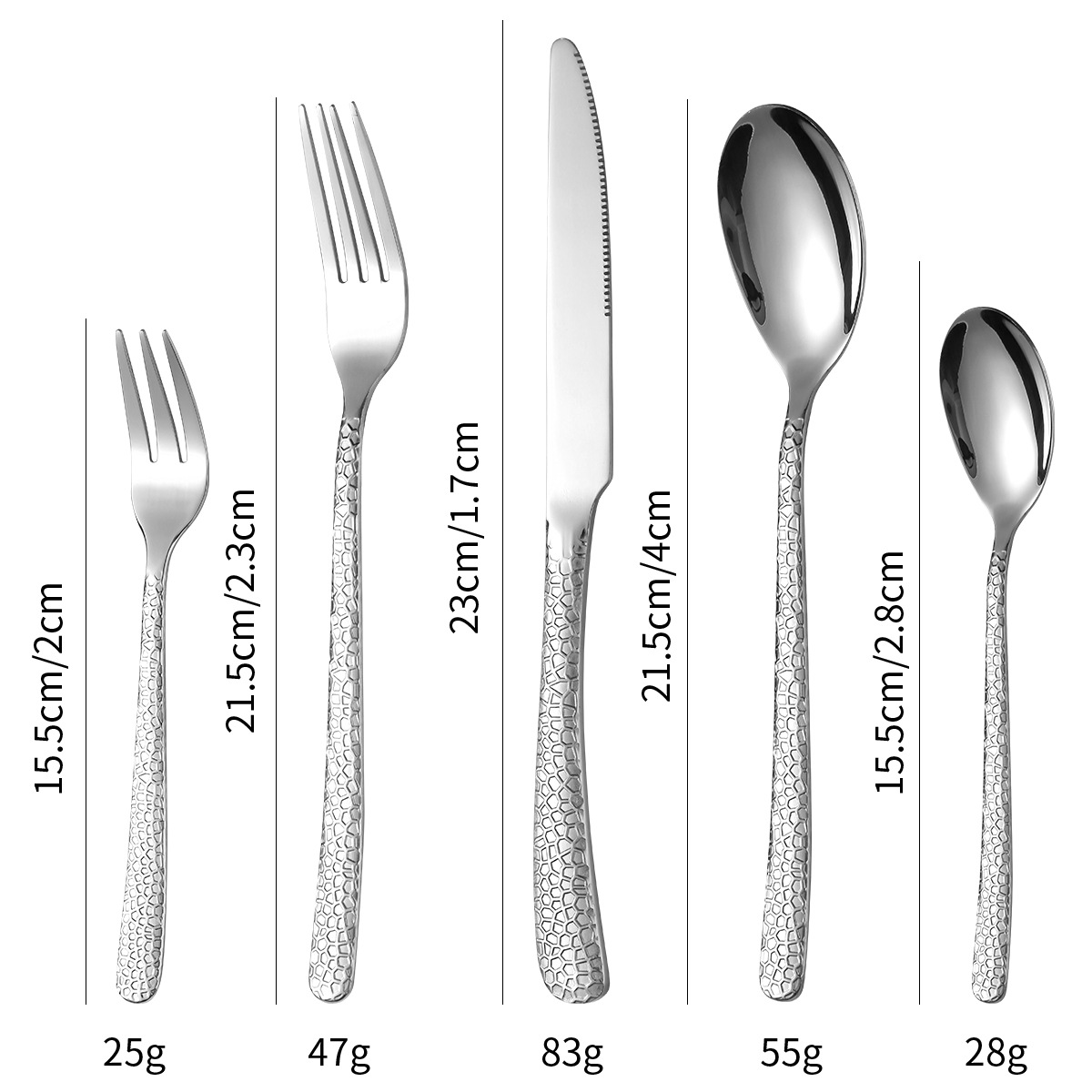 ชุดเครื่องเงิน 5 ชิ้น