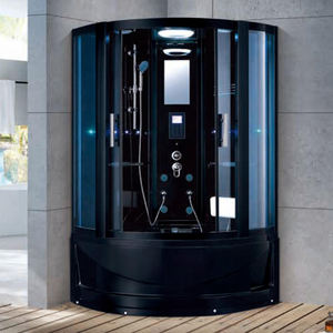 Chiuso shell bagno di vapore nero 2 persona di vapore - Product Image 1