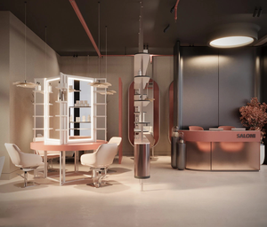 Service d'aménagement intérieur minimaliste pour salon de manucure en MDF avec fabrication de mobilier intégré - Product Image 4