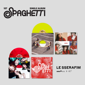 KPOP LE SSERAFIM - Primer Álbum Sencillo SPAGHETTI CD - Versión Aleatoria - Regalo Coleccionable de Música del Grupo Idol Coreano - Product Image 6