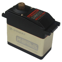 Servo numérique à engrenages métalliques Kpower 35 kg à couple élevé pour hélicoptère RC, kit robotique de loisir DMM300