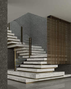 Azulejos de Piedra Sinterizada Blanca para <span class=keywords><strong>Escaleras</strong></span>, Azulejos de Pared con Aspecto de Mármol Pulido y Esmaltado, Azulejos de Mármol Esmaltado para Sala de Estar - Product Image 3