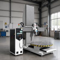 Routeur de fraisage CNC vertical 5 axes de qualité supérieure pour usinage multi-angles du bois, de la mousse, des composites et de la sculpture décorative 3D