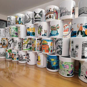 Mug en céramique personnalisé avec poignée, résistant à la chaleur, compatible micro-ondes, impression de logo et photo pour cadeaux d'entreprise et objets promotionnels - Product Image 5