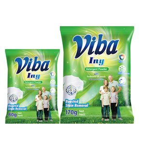 Detergente en Polvo <span class=keywords><strong>Premium</strong></span> con Enzimas para Limpieza Profunda, Elimina Manchas de Grasa y Hierba, Antiolor, Aroma Tropical para Tiendas Minoristas en Nigeria - Product Image 5