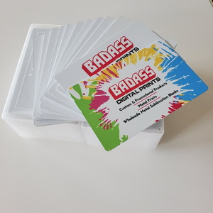 사용자 정의 현대 0.45mm 알루미늄 명함 UV 인쇄 다이 컷 레이저 로고 45mm 광택 블랙 니켈 5mm 모델 광고 - Product Image 4