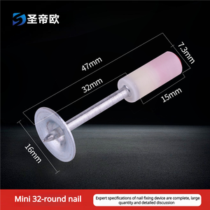 Clous de toiture ronds miniatures SDIOU, clous intégrés pour plafond, silencieux mais puissants, clous ignifuges - Product Image 3