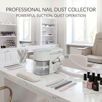 Perceuse à ongles 2-en-1 tout-en-un, support OEM, moteur silencieux 30000 tr/min, filtre HEPA, pièces en ABS et acier inoxydable