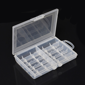 Boîte de rangement de piles, boîte de rangement en plastique transparent bon marché avec séparateur - Product Image 2