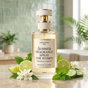 ProduxPro OEM Summer Long Lasting Luxurious Fragrance Spray Women <b>Halal</b> ISO/GMP Certified 3-Year Shelf Life Regular Size - Product Image 3