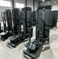 Chaise romaine haut de gamme en acier pour usage commercial, équipement de gym fonctionnel et sécurisé, réglable par pignon, pour étirement et extension du dos assis