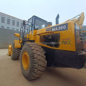 Venta caliente en stock usado Komatsu WA380 cargador de ruedas hecho en Japón en perfectas condiciones con motor Isuzu y rendimiento estable de la bomba - Product Image 5
