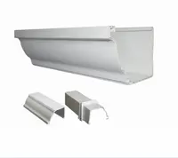 PVC Roofing Gutter, Square Gutter and Downspout Roof Gutter