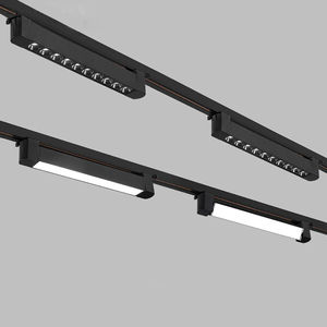 Système d'éclairage linéaire magnétique intelligent 48V à LED sur rail magnétique, lampe LED sur rail magnétique - Product Image 3