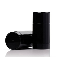 Bâton de déodorant noir mat 50ml conteneur de déodorant en plastique Pp