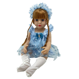 Poupée <span class=keywords><strong>Espagnole</strong></span> Parlante et Enregistrable de 55 CM, Langue Personnalisée, Bébé Poupée en Silicone - Product Image 6