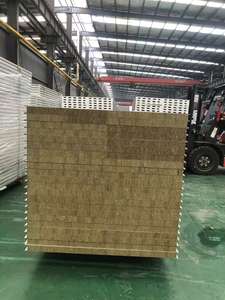 Couleur acier 50mm isolé EPS/<span class=keywords><strong>laine</strong></span> <span class=keywords><strong>de</strong></span> roche panneau sandwich en aluminium PU polyuréthane toit mur - Product Image 3