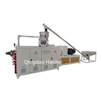 Máquina de Panel de pared de casa prefabricada, tablero de onda redonda, hoja de techo corrugado hueco de PVC, línea de producción, almacén