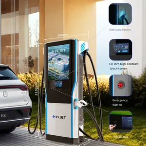 Floormounted Commercial Dc Fast Ev Industrial 60kw 120kw Ccs2 400v Ocpp Level 3 Gbt Ev Dc Fast Charger Station WIth APP Payment