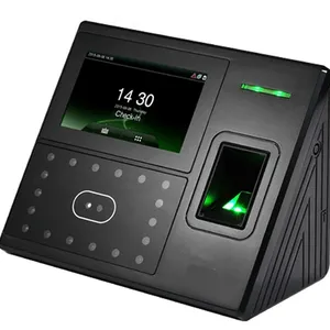 Machine de présence de temps d'empreintes digitales iFace402 carte et reconnaissance faciale TCP/IP USB système de contrôle d'accès facial