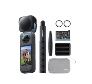 Insta 360x4 Sports Caméra <span class=keywords><strong>Panoramique</strong></span> Plongée Moto Enregistrement Caméra 8k AI Edition, Stabilisation 4kWide Angle Vidéo - Product Image 6