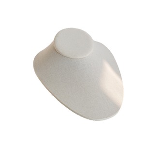 Expositor de Joyería para Cuello, <span class=keywords><strong>Busto</strong></span> de Maniquí de Terciopelo para Exhibición de Collares y Colgantes - Product Image 6