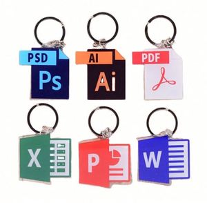 New Design Organ Heart Brain Eyes Tooth Custom Acrylic Keychain Double Side Acrylic Key Ring - Product Image 6