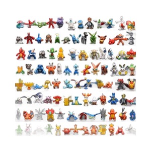 Ensemble de 144 figurines Pokémon miniatures en PVC, figurines de dessins animés, jouets de collection, modèles de poupées, cadeau pour enfants, vente en gros, figurines d'action - Product Image 1