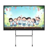 Pantalla Táctil Interactiva Iboard de 75 98 Pulgadas, Pizarra Inteligente Interactiva, Panel Plano Inteligente para Educación y Reuniones, 8+128G