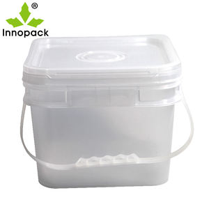 Vente en gros seau en plastique carré personnalisé de 2 gallons seau tout usage à miel pour fûts seaux et barils - Product Image 3