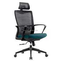 Chaise de bureau ergonomique moderne et économique, pivotante, réglable en hauteur, confortable, durable, avec dossier en maille, structure en plastique, pour atelier, rafraîchissante