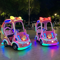 Voiture électrique Paradise Mall Hero Tank pour deux passagers, équipement d'amusement parent-enfant, matériau FRP, lumineuse