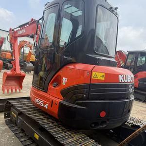 รถขุดขนาดเล็ก Kubota U55-4 มือสอง นำเข้าจากญี่ปุ่นแท้ เครื่องจักรก่อสร้างขนาดกะทัดรัด ใช้งานได้หลากหลาย - Product Image 1