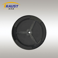 Support de poteaux en acier rétractable pour l'extérieur Ligne de file d'attente Ruban pour aéroport Contrôleur de foule Barrière en béton Stanchion Durable PE Rubber